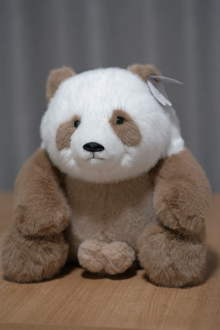 秦岭大熊猫七仔礼物生日礼物毛绒熊猫公仔玩偶娃娃毛绒玩具创意