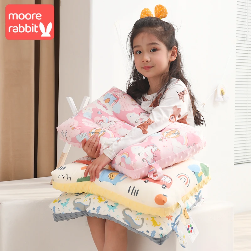 【可脱胆】儿童安抚豆豆枕头一岁以上婴儿幼儿园单人床安抚学生枕芯