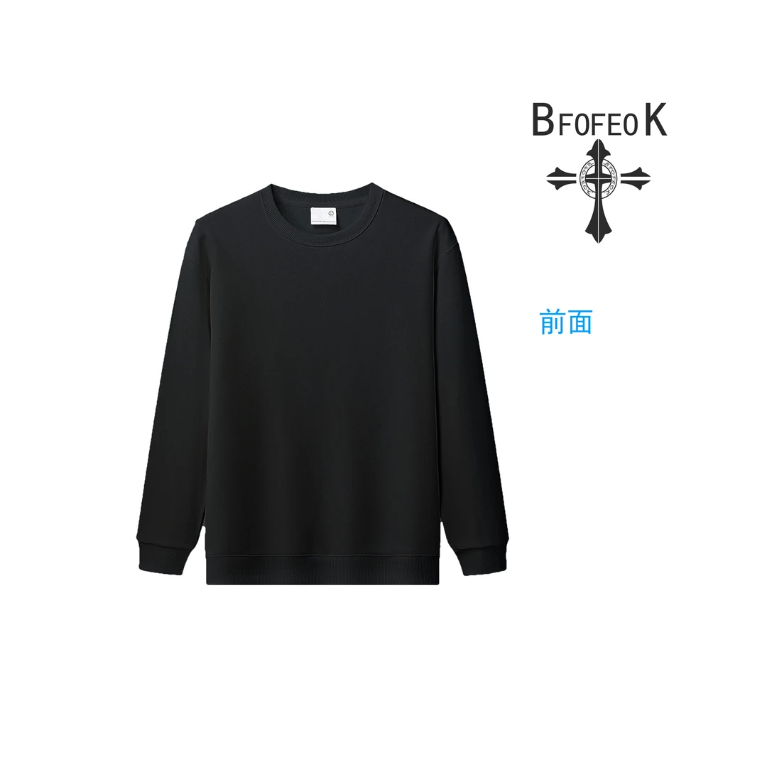 BFOFEOK【随拍卫衣】秋季新款卫衣男女同款新品宽松潮流圆领衣休闲