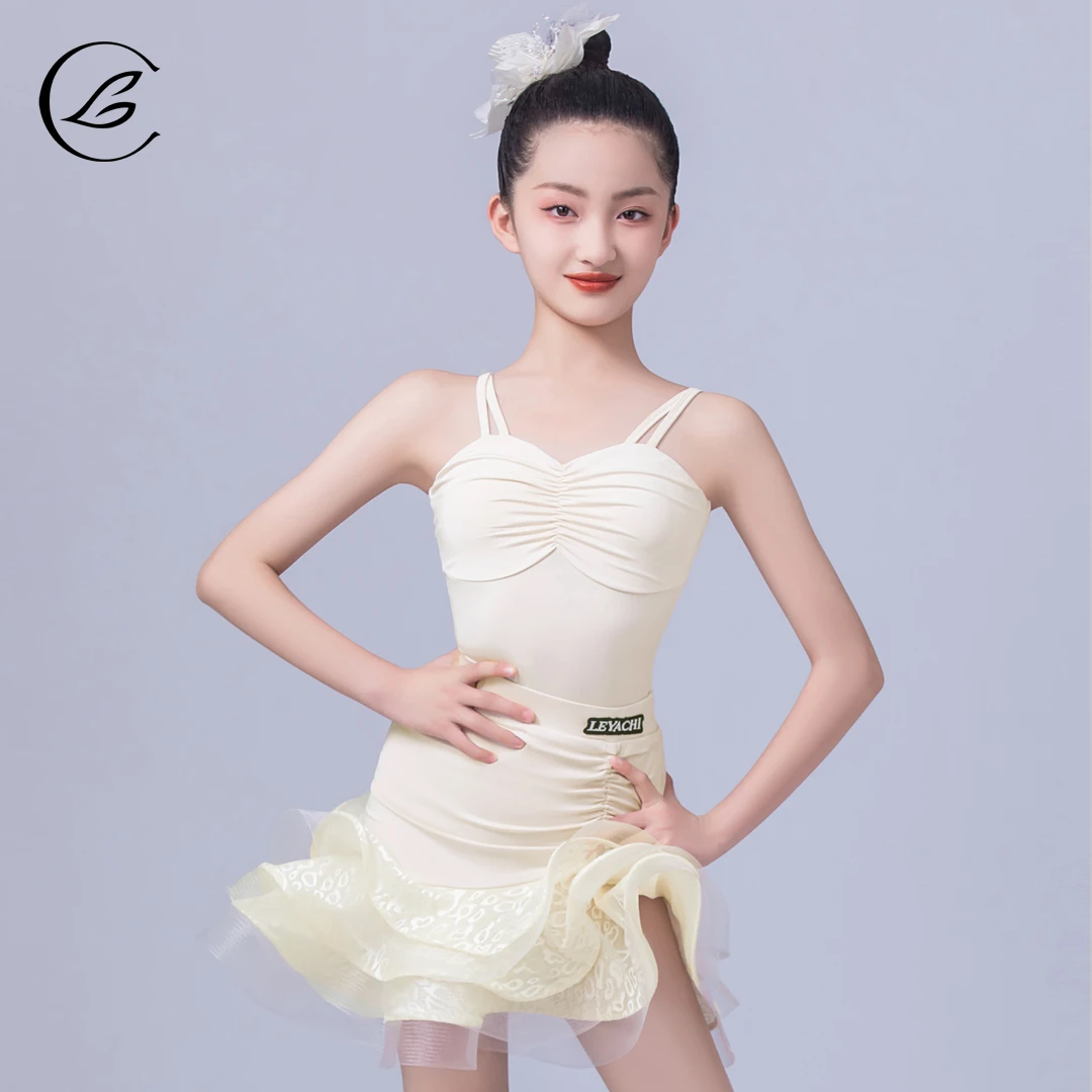 乐雅池春夏新款拉丁舞服2024拉丁舞练功服舒适简约拉丁舞服高级感
