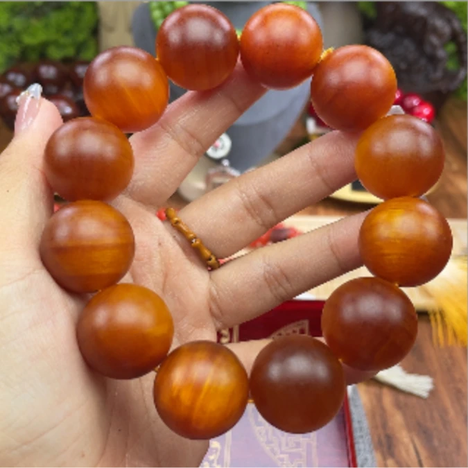 2.0 帝王血龙木手串【410】