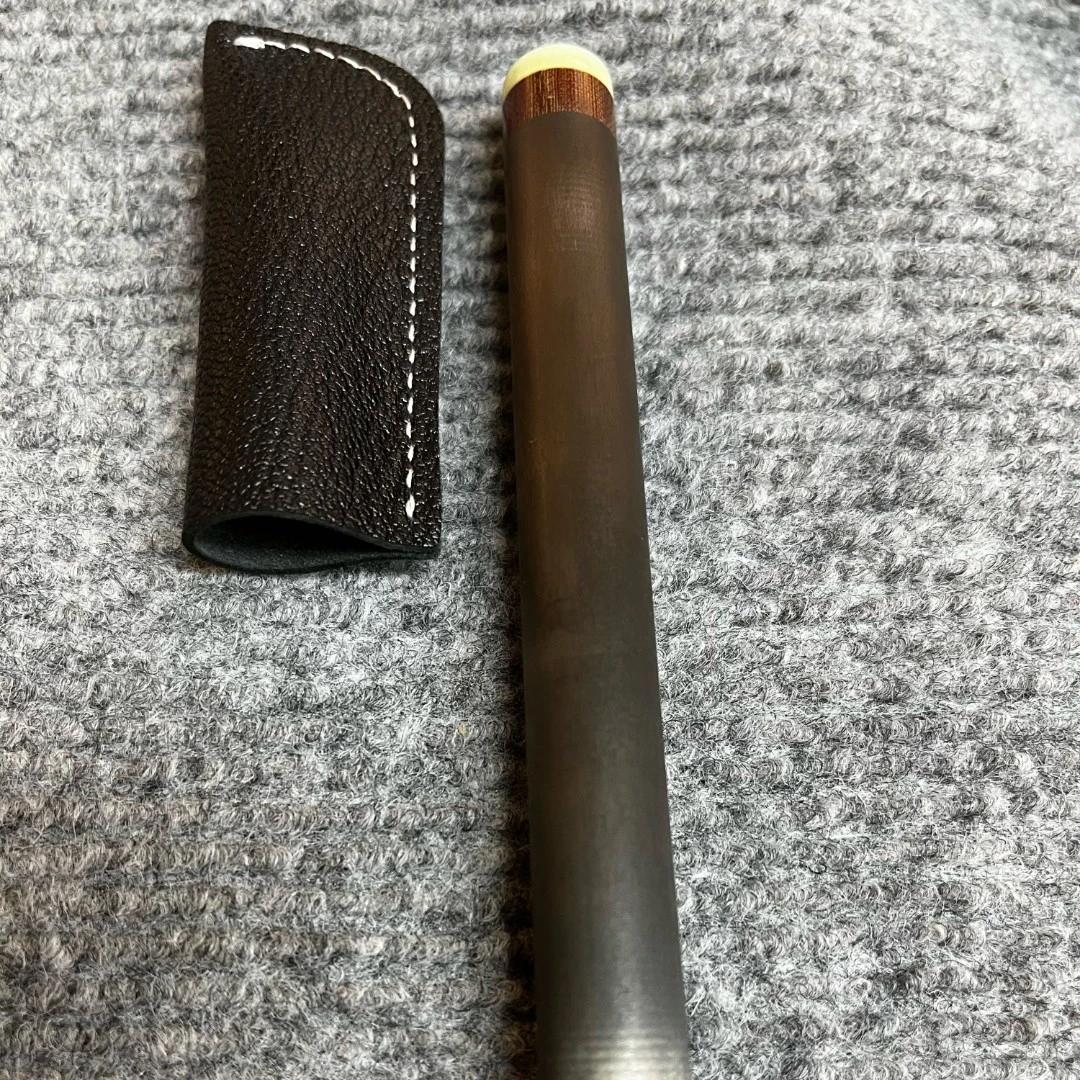 零度彩虹台球杆头真皮保护套小头杆波茨大头九球斯诺克皮头帽通用