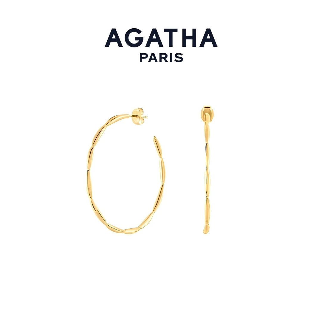 AGATHA 925银耳饰 绮光耳环轻奢高级感耳饰闺蜜礼物轻奢生日礼物D