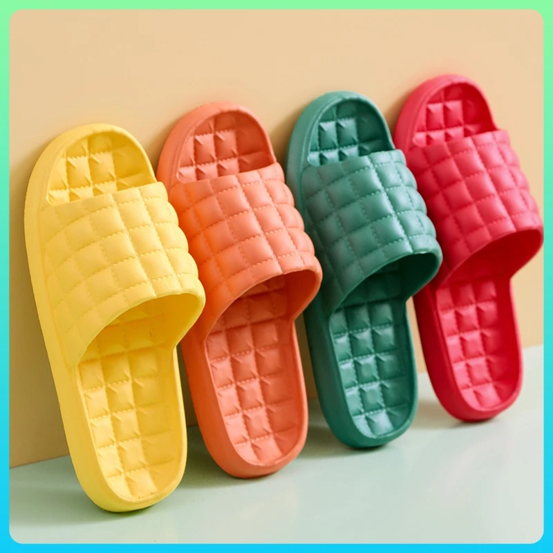 日式居家拖鞋女室内浴室洗澡防滑软底时尚家用情侣一字凉拖鞋男夏