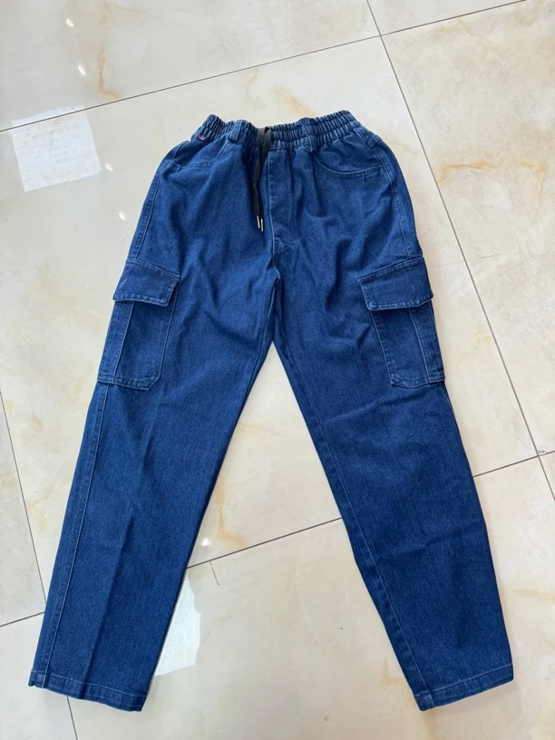 春秋加厚牛仔工作裤防烫耐磨防火花结实电焊汽修工厂车间工地劳保