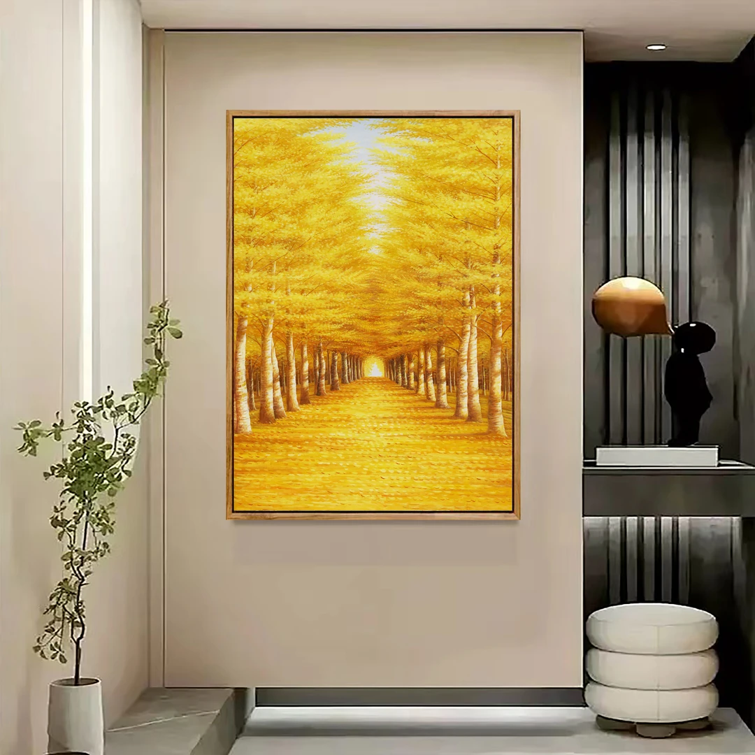黄金大道80*160柿柿如意60*80装饰画上官制作