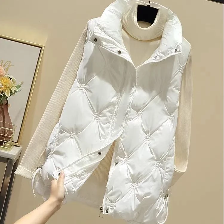 棉服马甲女2023新款秋冬坎肩时尚洋气时髦马甲背心外套冬季马夹