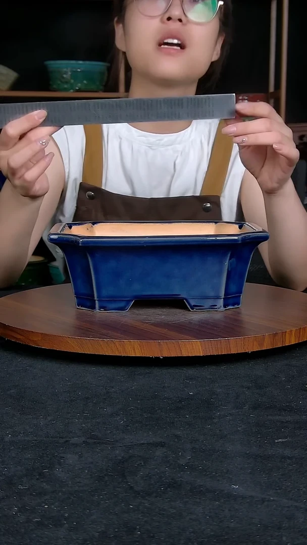 【闪购商品】紫砂20CM以下紫砂釉盆内口径21.5/16/6.5