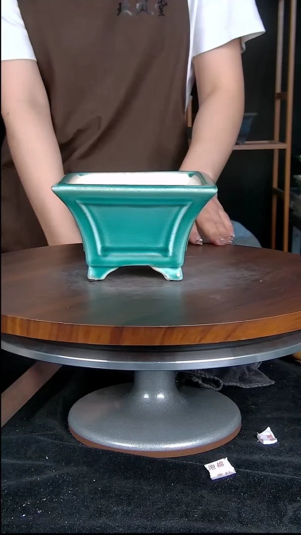 【闪购商品】紫砂20CM以下紫砂釉盆内口径12.5/7