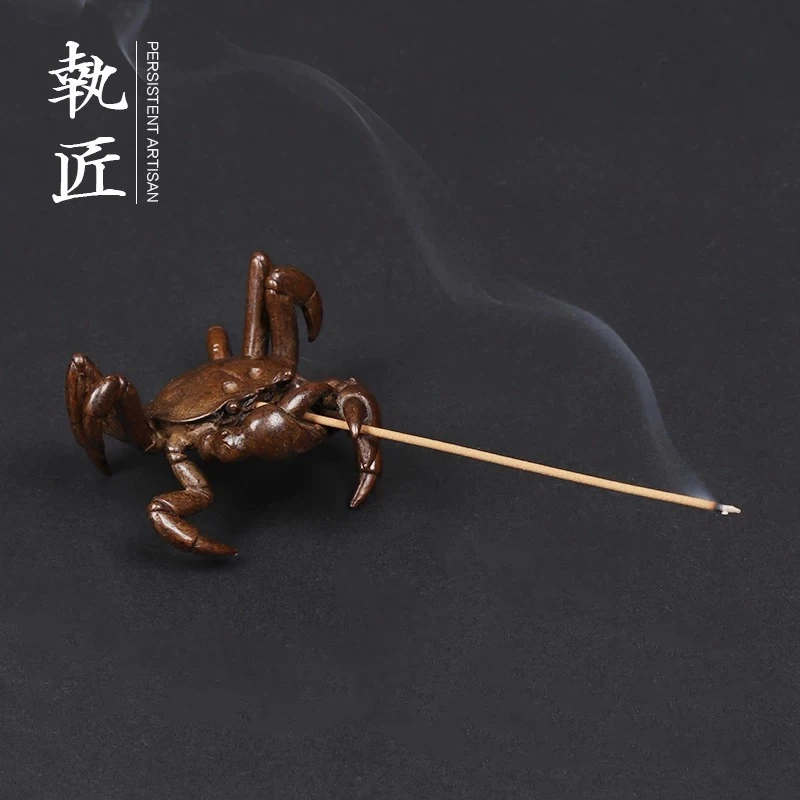 多坤专属福利铜螃蟹香插