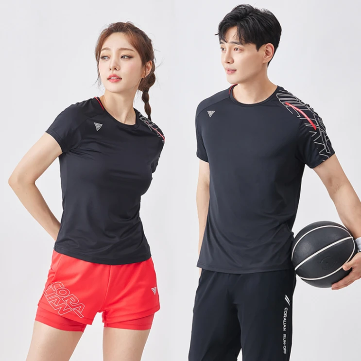 可莱安羽毛球服女套装透气速干男上衣韩国进口新款时尚情侣运动服