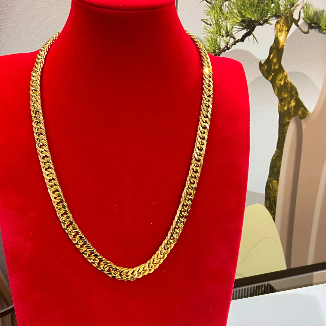 合金项链 合金项链 老板项链 经典百搭时尚潮流不掉色马鞭项链