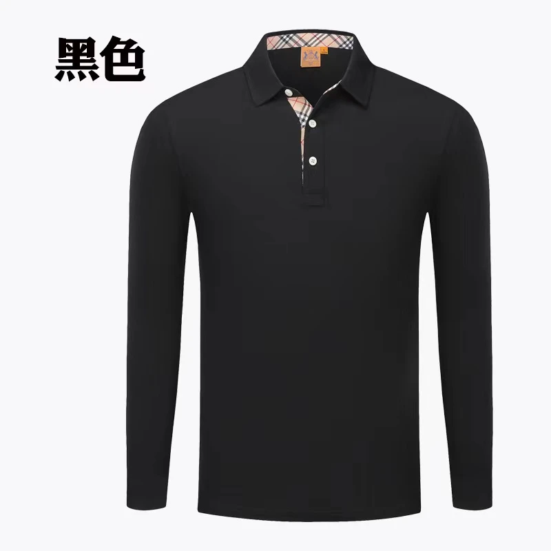【新品】桑蚕丝爆款新款高档时尚不油腻轻奢舒适纯色长袖T恤衫男