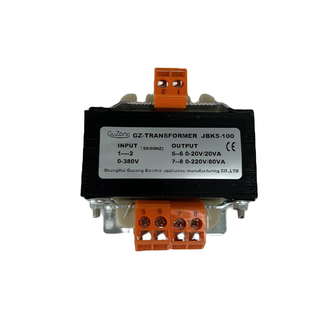 谷总电器JBK5-100VA单相控制变压器全铜电压可定制电源配套优质