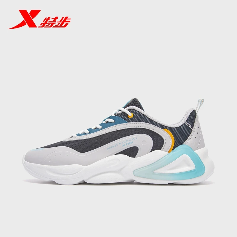 XTEP/特步男鞋珊瑚运动休闲鞋新款透气潮流老爹鞋978219320050
