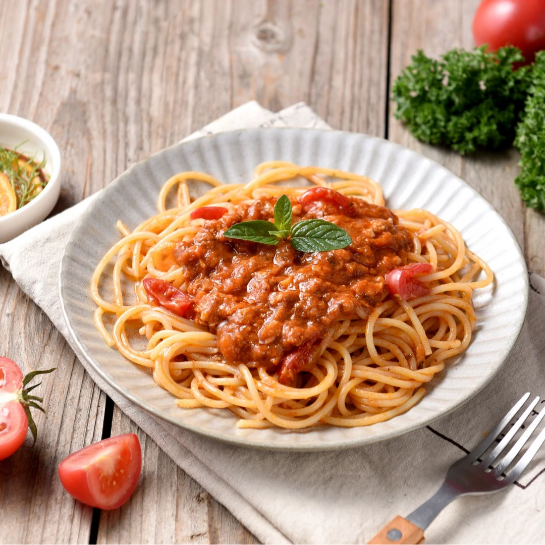 快乐爱斯米意大利面意式番茄肉酱面番茄蘑菇酱意大利面速食早餐