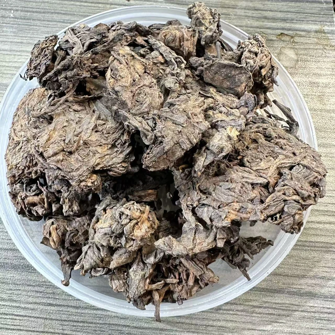 云南普洱试喝装2008景迈老茶头熟茶100克