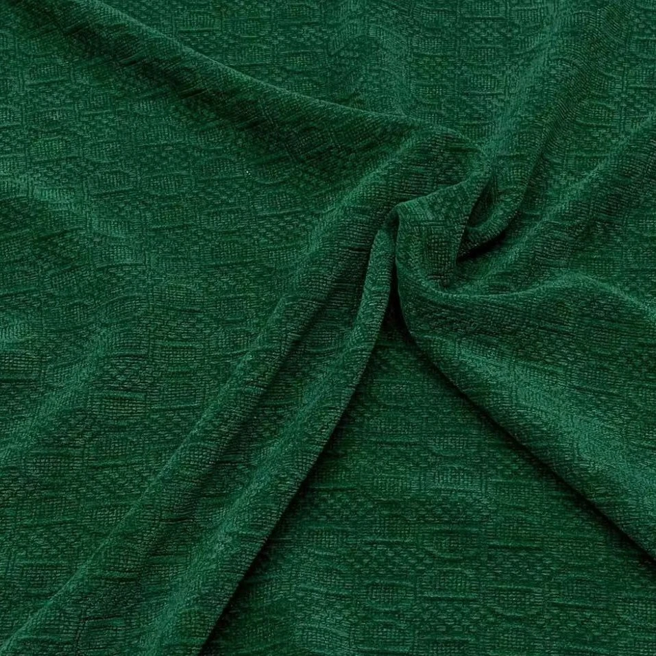 欧棉绒提花字母D 秋冬新款套装面料（点击去抢购选择色号下单）