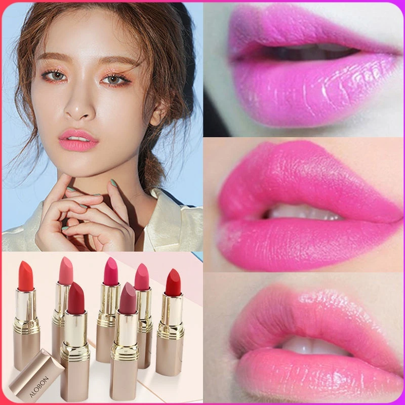 芭比粉色口红公主粉滋润粉色系唇膏不易脱色不易掉色素颜纯欲显白