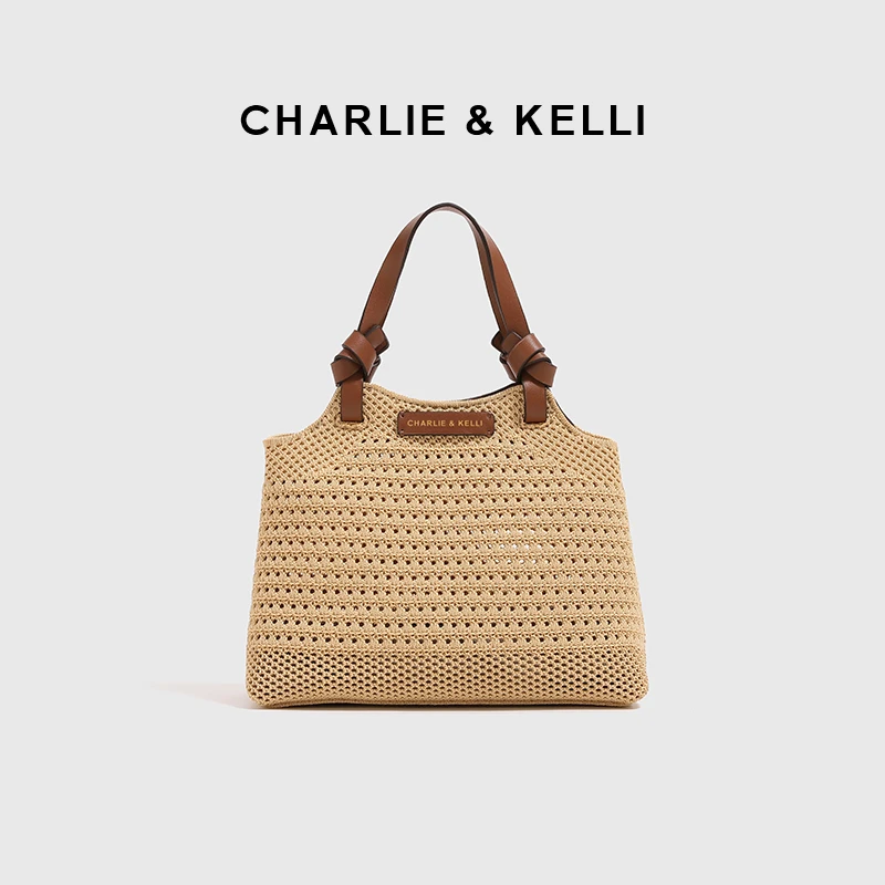 CHARLIE&KELLI女包夏季编织小众单肩托特包时尚高级子母斜挎包