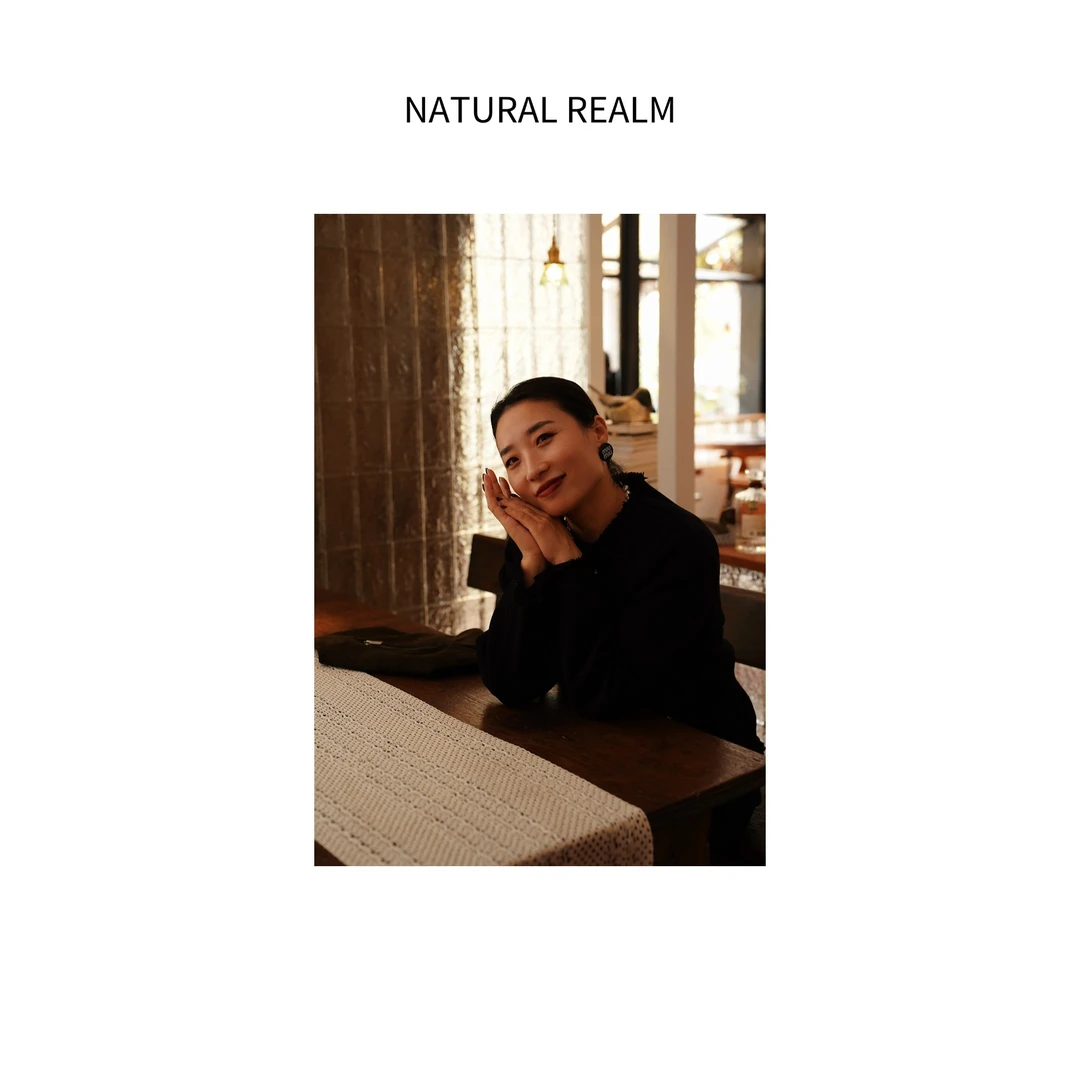 {NATURAL REALM}百搭款时尚高级复古小香风双面呢短外套羊绒