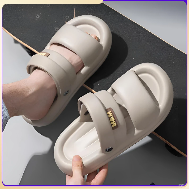 2024爆款凉拖男士户外夏季休闲网红凉拖高档外出网红款沙滩拖鞋男