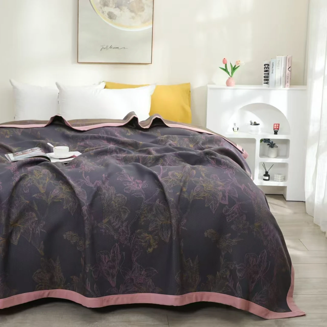 【紫苏床盖】230*250cm高端A类柔软亲肤透气舒适可机洗秋冬款