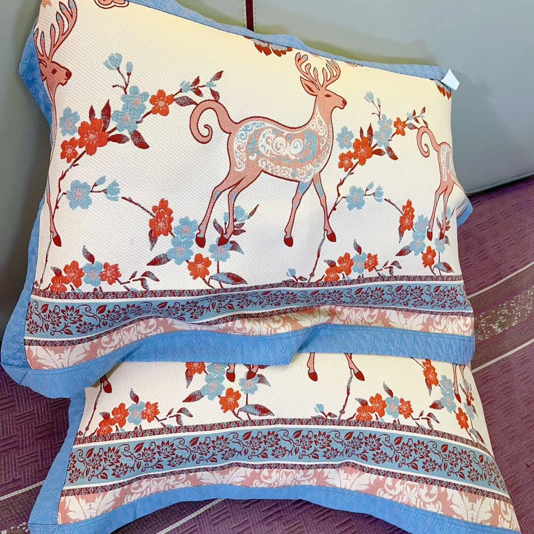 【福禄相随】52*78cm新品高端A类柔软亲肤透气舒适四季用机洗枕巾.