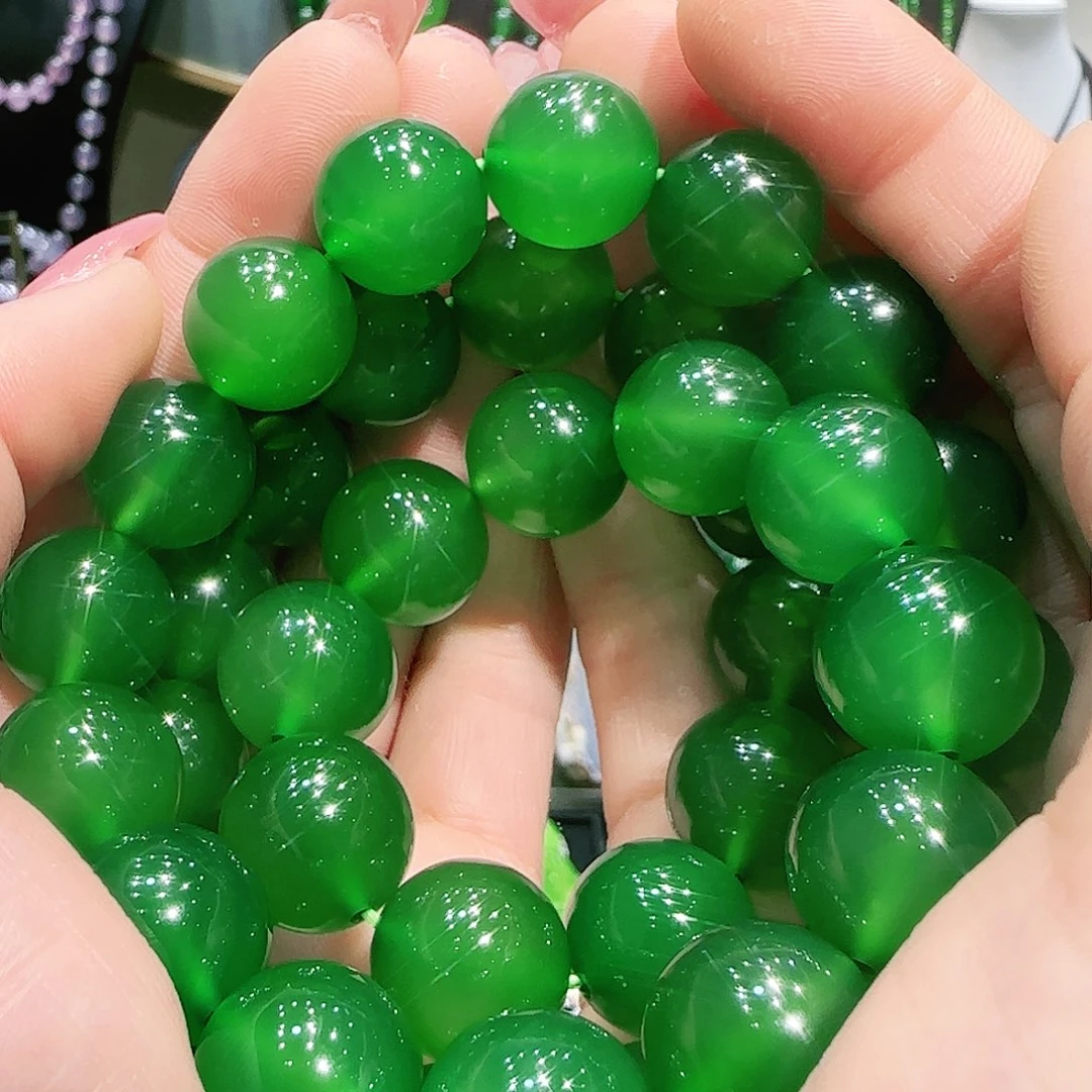 玛瑙/玉髓珠链未镶嵌