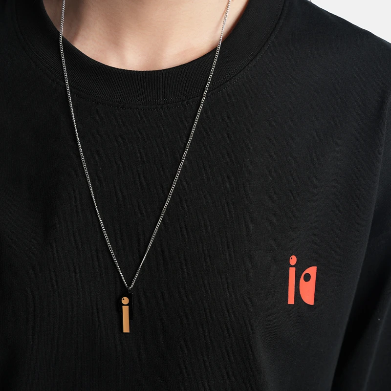 锌合金吊坠 INSIDEDOT ID系列周边项链男女同款潮牌个性锁