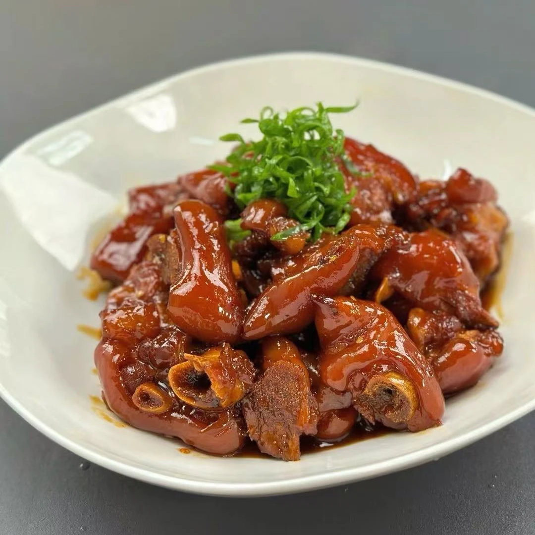 葱香猪手教程定制卡片