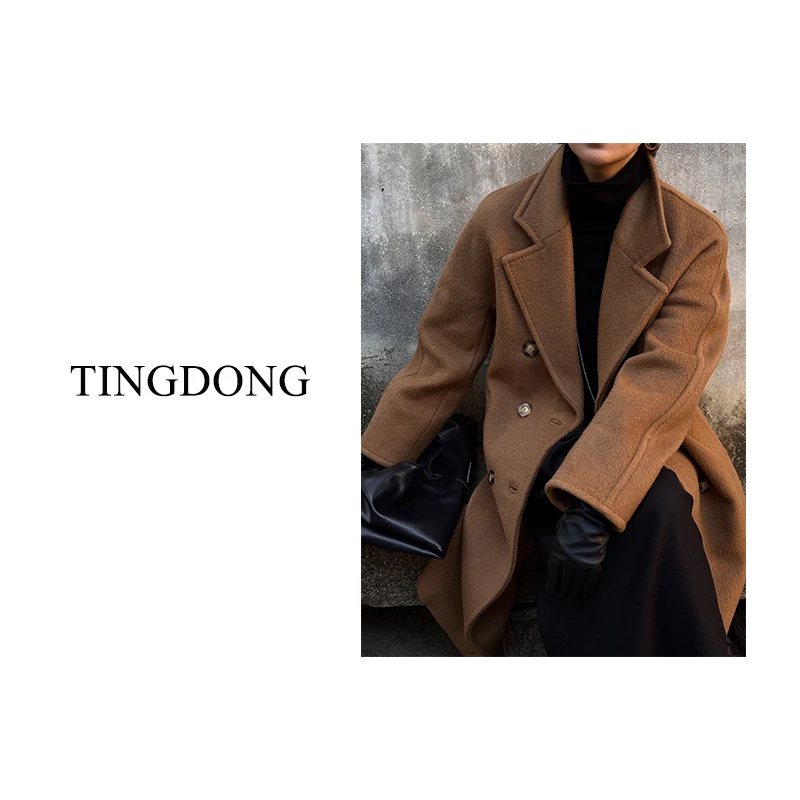 经典羊绒羊毛驼绒牛绒大衣