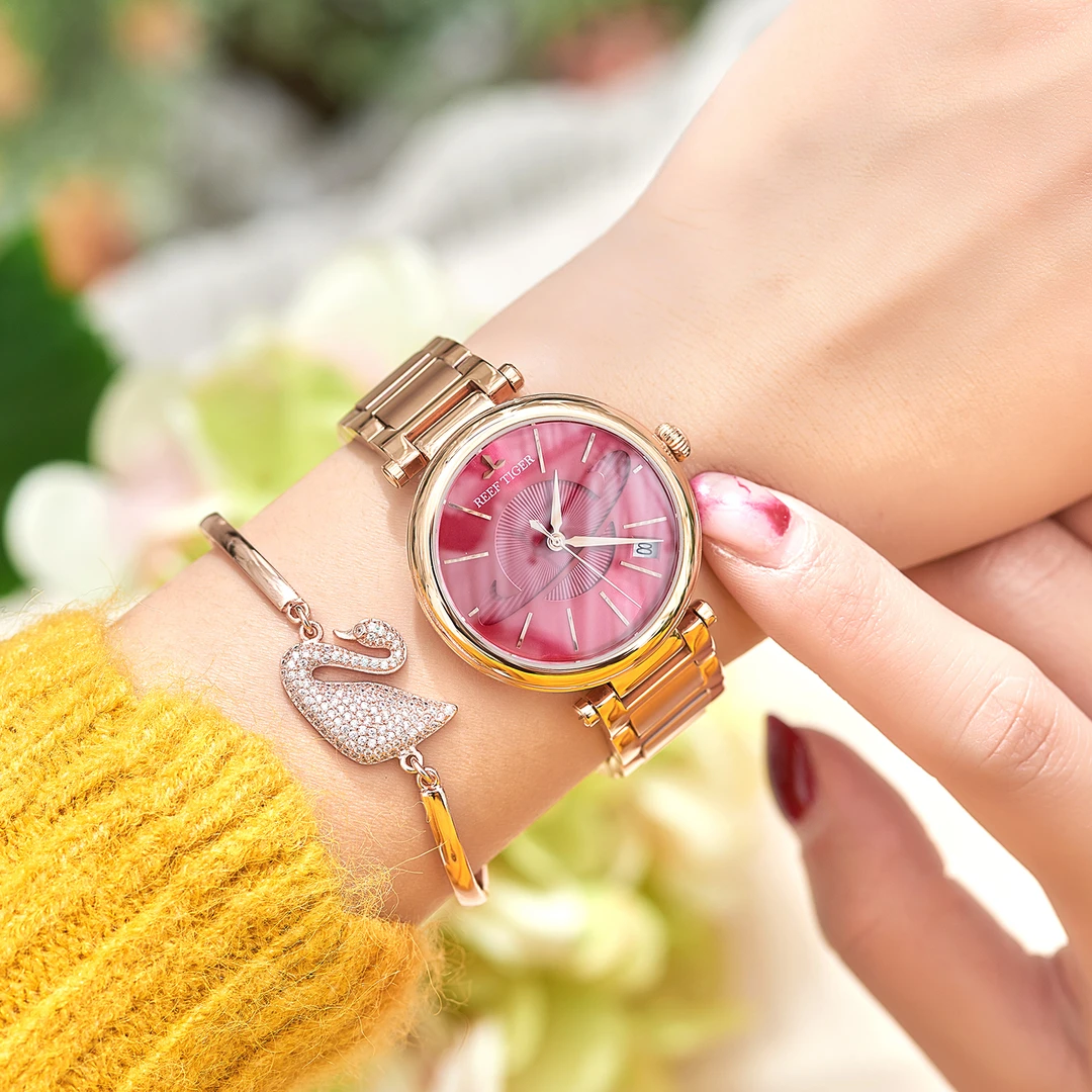 联名时尚高端正品手表女士款钢带防水轻奢小众女表超薄