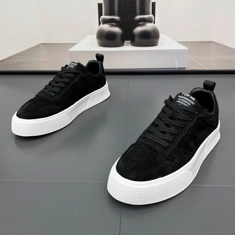 【小扬哥推荐】秋季新款男款板鞋2023ins高颜值百搭男板鞋潮男厚底