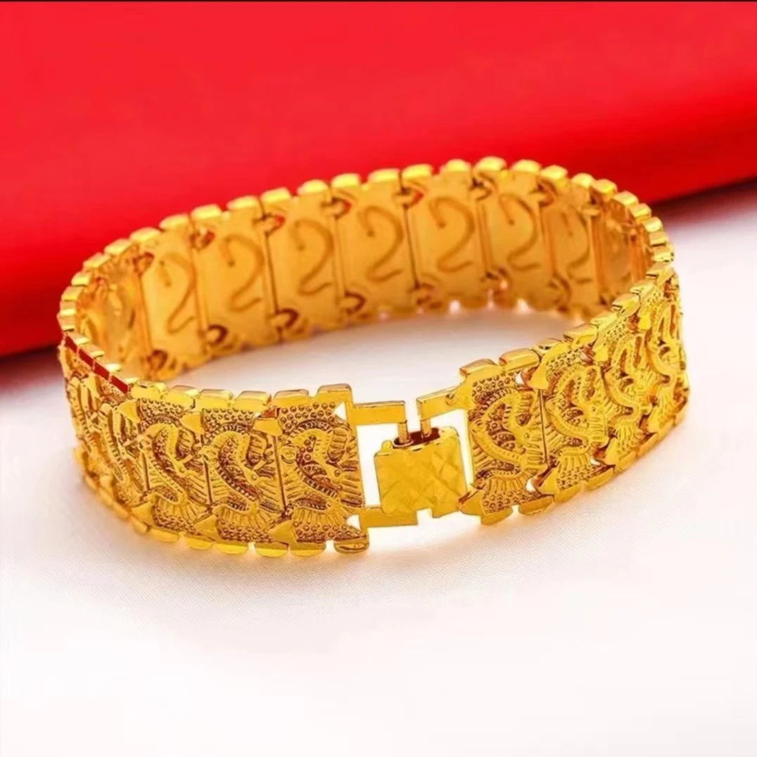 抖音好物飞龙盘龙经典男士时尚霸气男款潮流不掉色手链