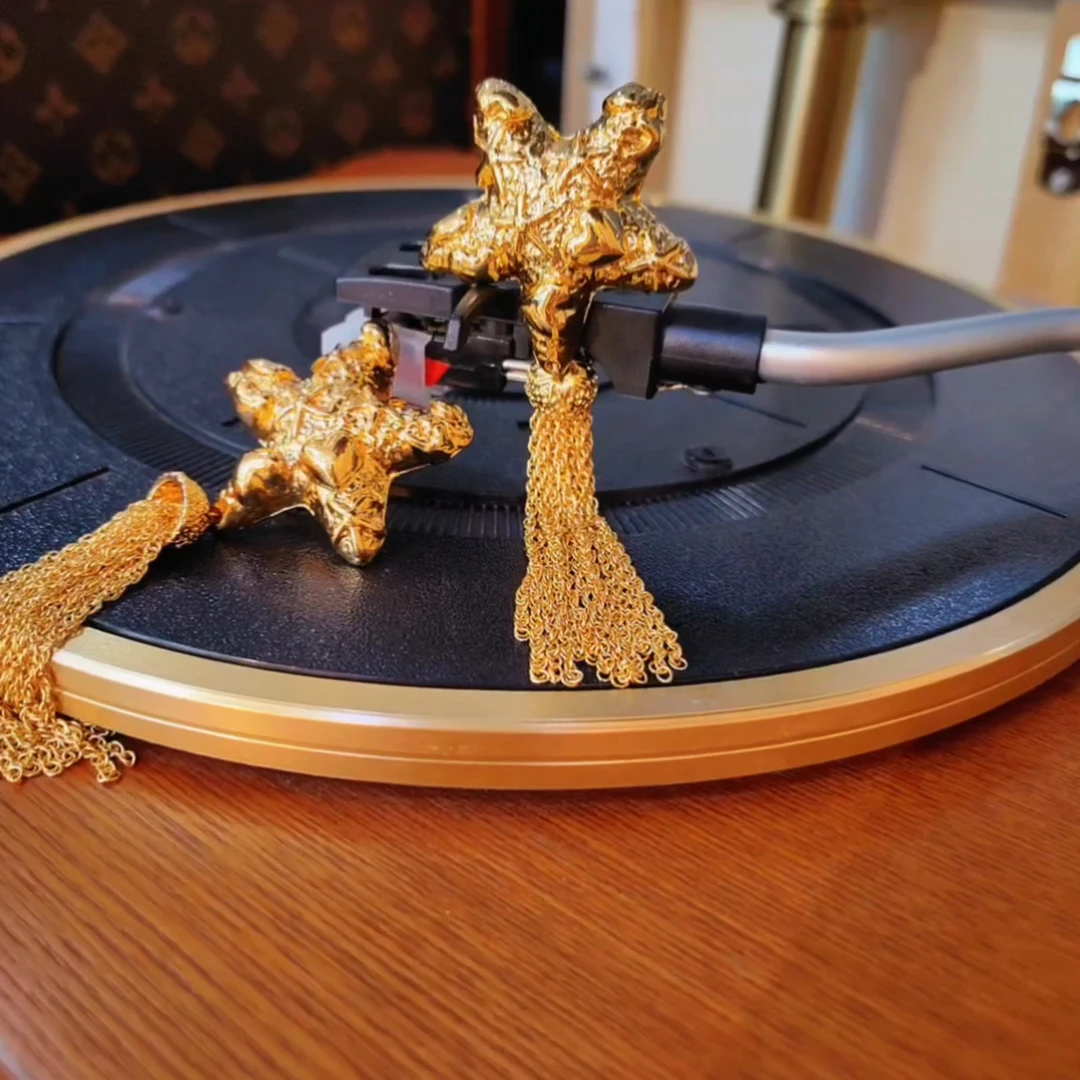 合金耳饰 中古风 手工气质时尚百搭复古精致素款古法金色重工耳夹