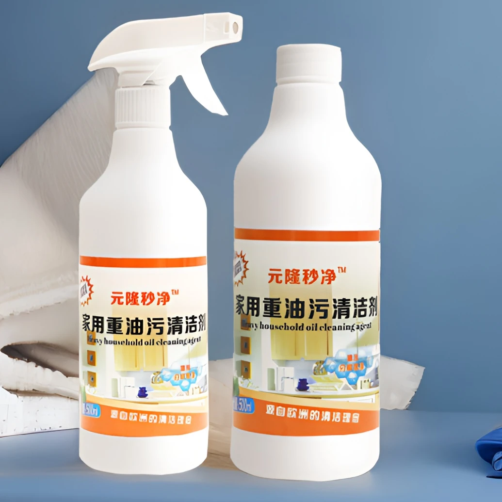 家用厨房重油污清洁剂去水垢去黄垢瓶装泡沫重油污喷雾清洁剂