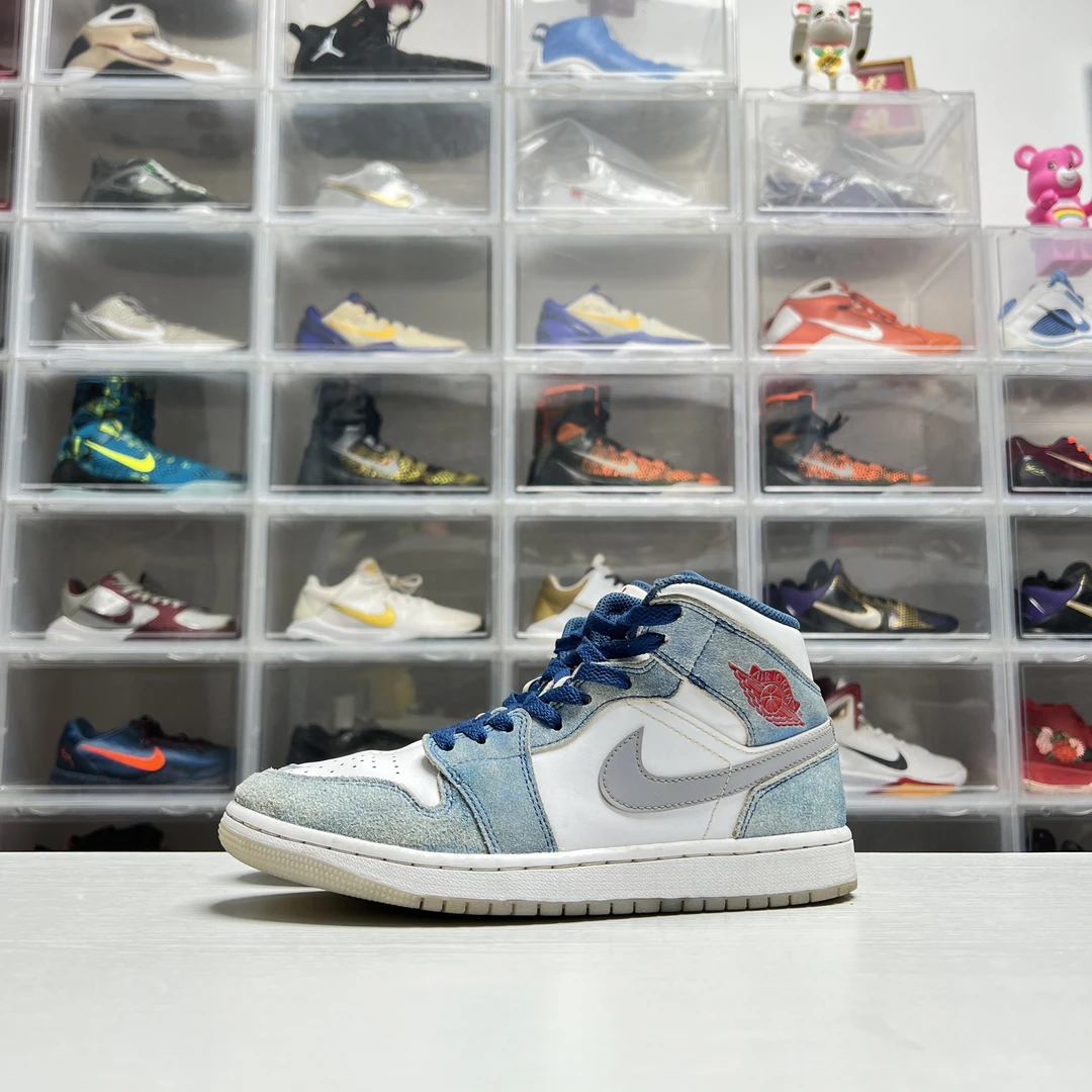 40码 aj1 白蓝 9新 公价1009 板鞋 中古潮鞋