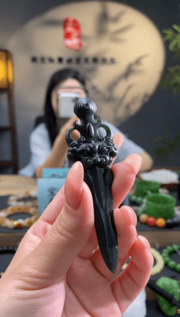 【闪购商品】和田玉-未镶嵌青海青挂件