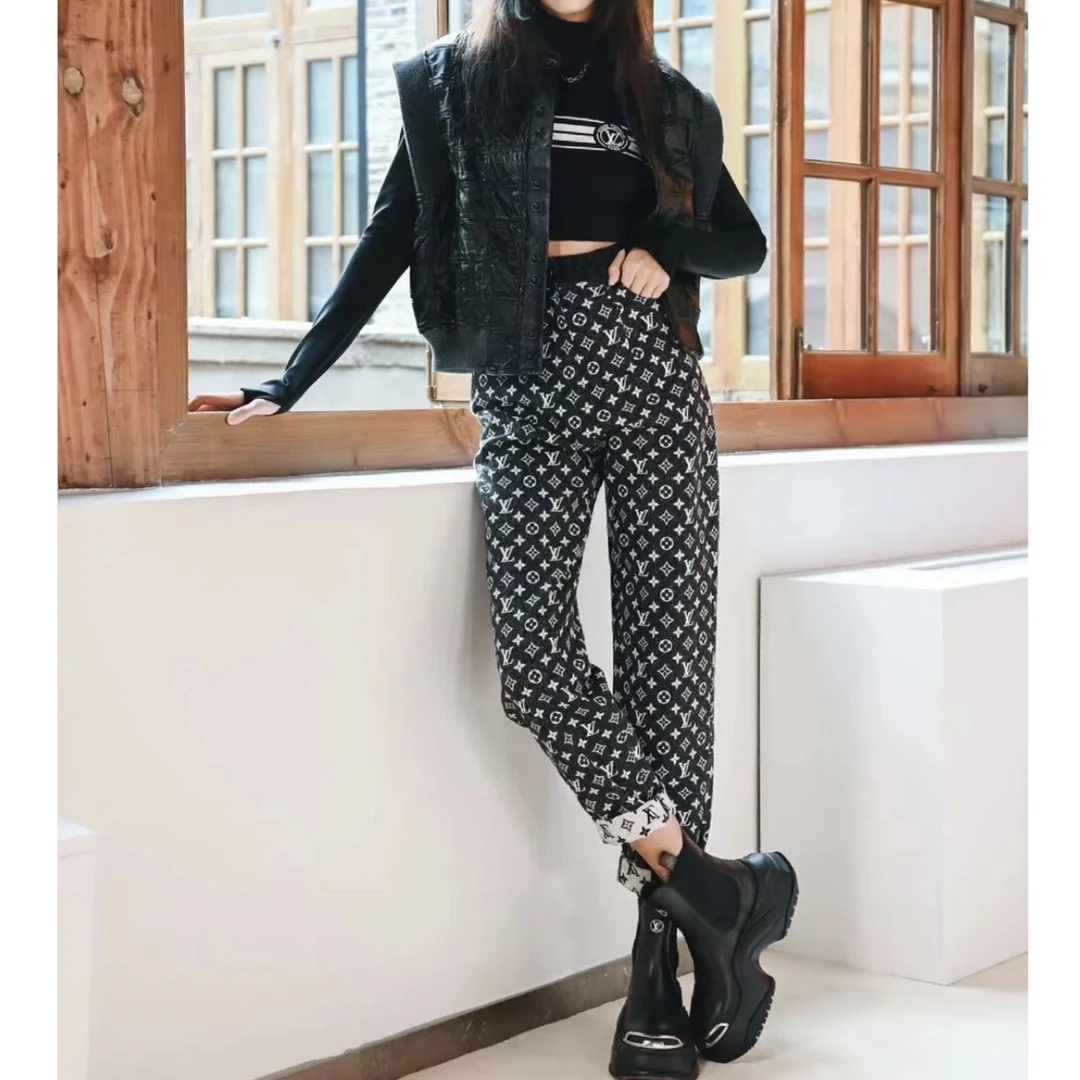 路易威登 LV bj04 准新带吊23新款满印牛仔裤 公价1.89W