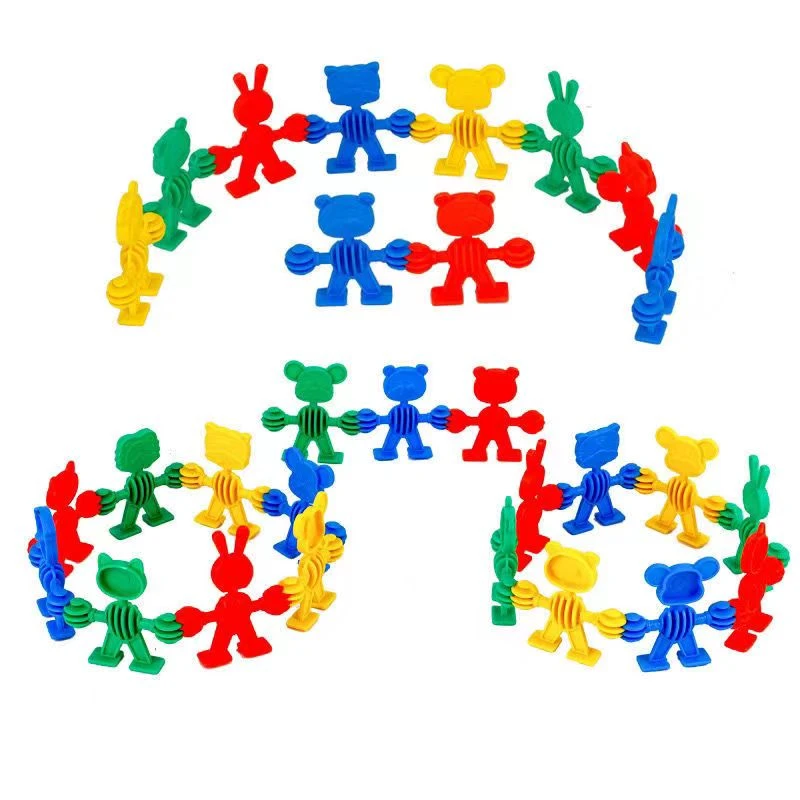 动物宝宝积木动手益智拼插拼搭动手能力乐高小颗粒积木专注力