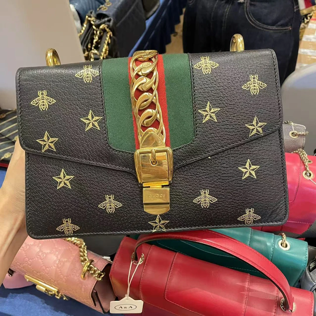 95新 GUCCI/古驰 塞尔维亚斜挎包/10.23