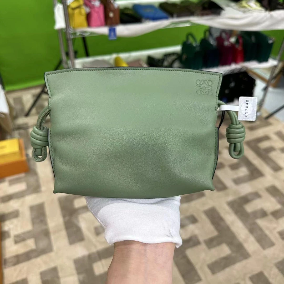 95新 LOEWE/罗意威 黏土绿福袋21年/派/897040