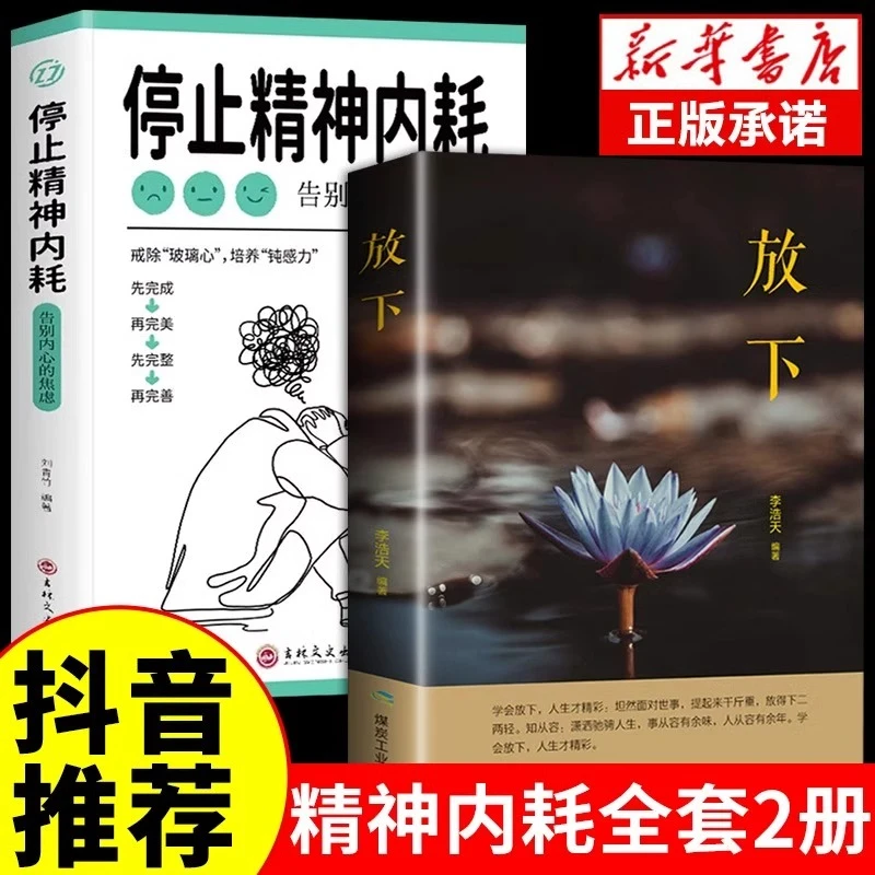 【2本】停止精神内耗+放下告别内心的焦虑者的情绪自救心理疏导