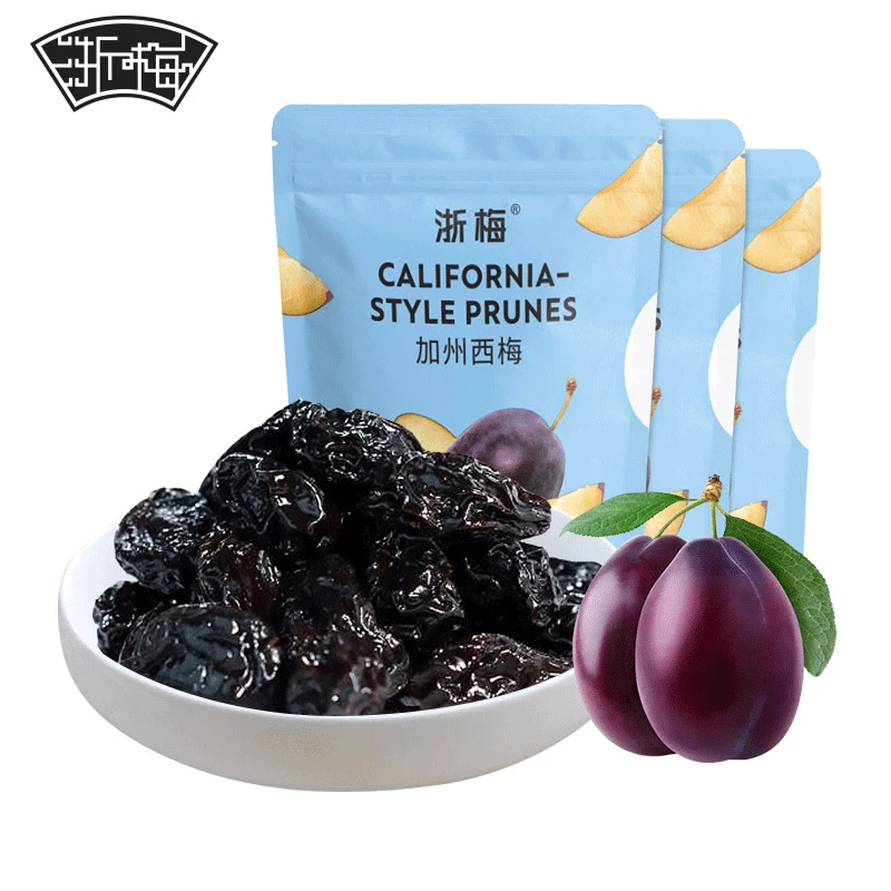 【拍1发3】浙梅加州西梅干70g*3酸甜清爽居家办公室解馋小零食BD