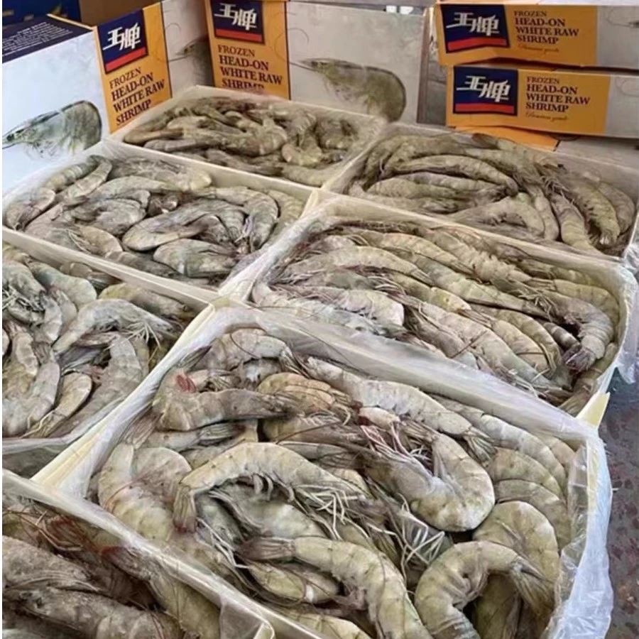 王牌大虾 30/40鲜冻大虾 原盒包装   净重3斤 青岛发货