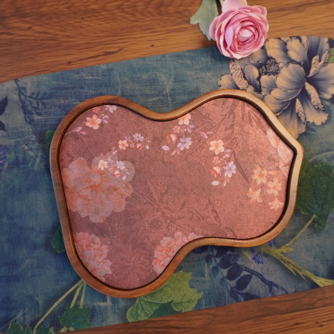 【胡桃木葫芦大壶承】手工家用简约木制中式干泡盘泡台复古轻奢