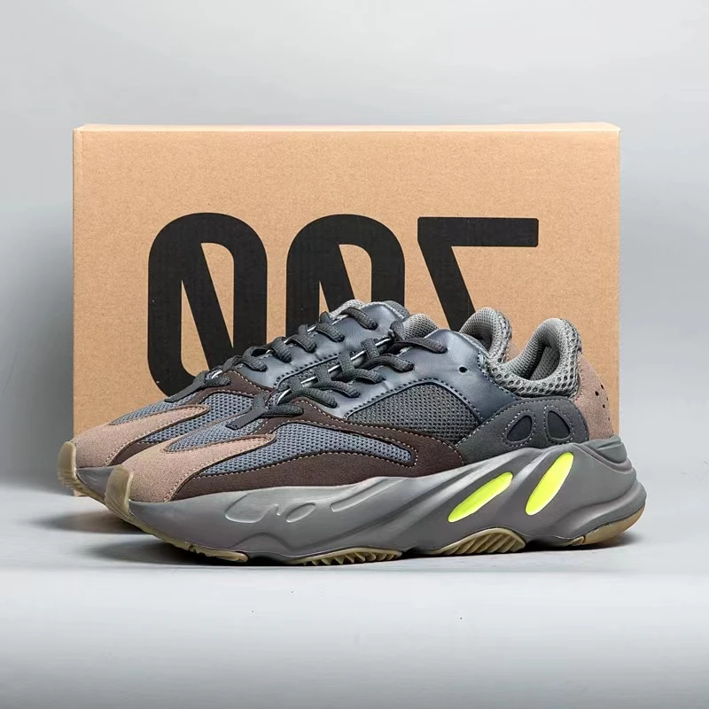 莆田纯原椰子700爆米花防滑耐磨厚底增高超软休闲加绒情侣鞋