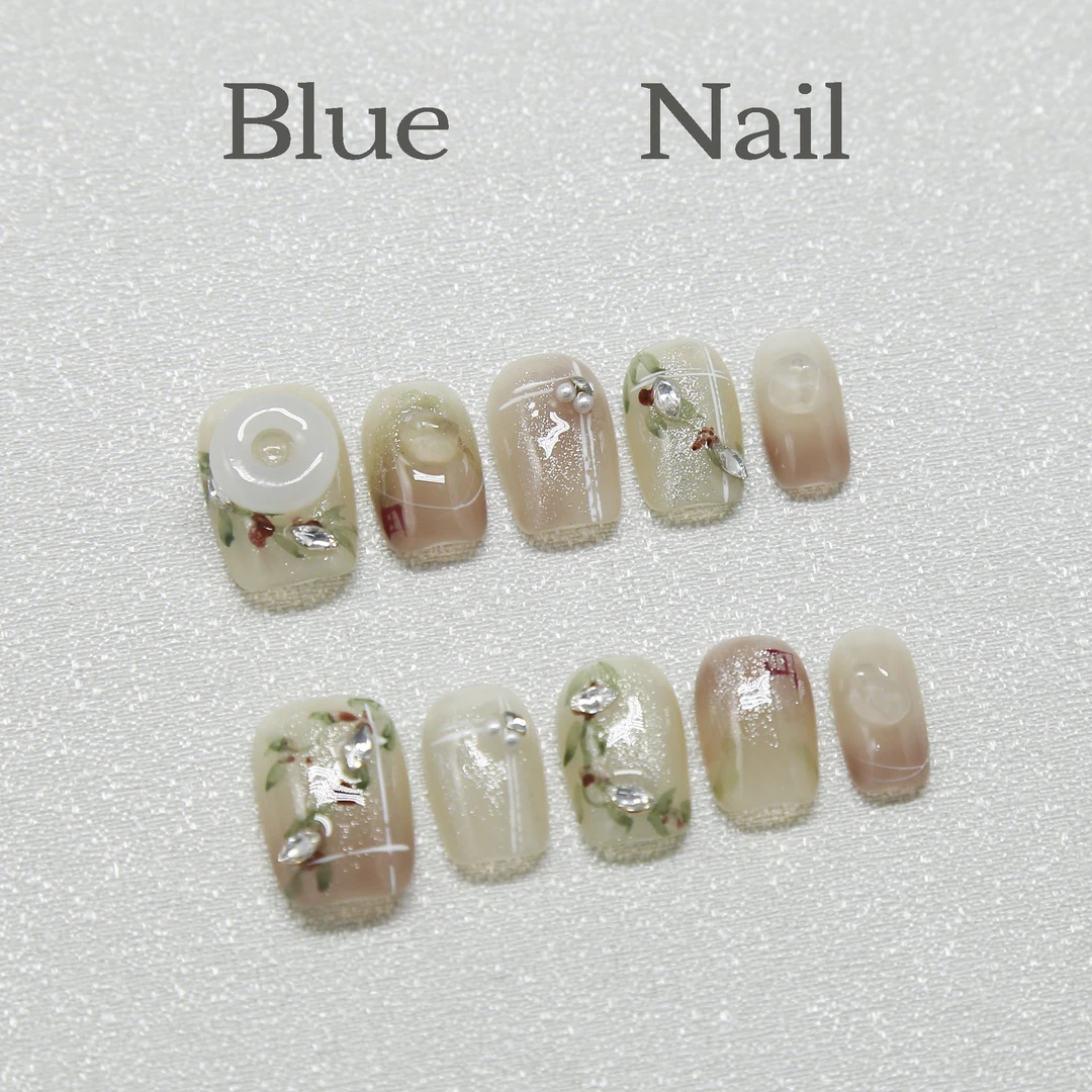 【如梦令】-BLUENAIL-手工穿戴甲可反复穿戴国风新中式平安扣意境
