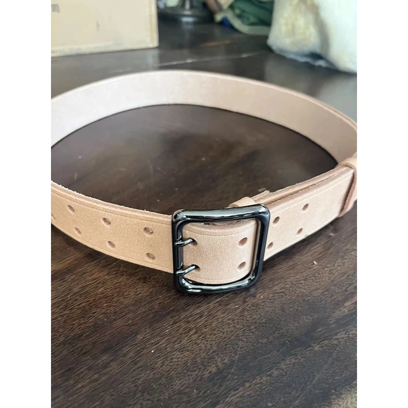 男士加厚皮带原色4.5厘米宽1.2米长5毫米厚腰带裤带